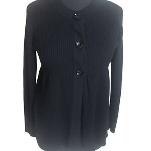 Oh Baby by Motherhood Black Longsleeve Sweater